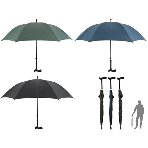 Gåstav med paraply TP154