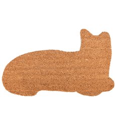 Doormat coir cat