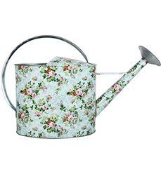 Rose print outdoor watering can