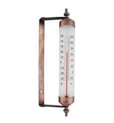 Window frame thermometer