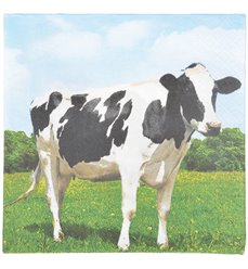 Paper Napkins cow 33x33cm