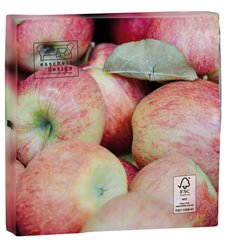 Paper napkins apples 33x33cm