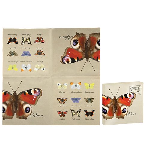 Paper napkins butterfly collection