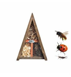 Insekthotell triangel bie, marihøne, saksedyr WA36