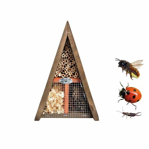 Insekthotell triangel bie, marihøne, saksedyr WA36